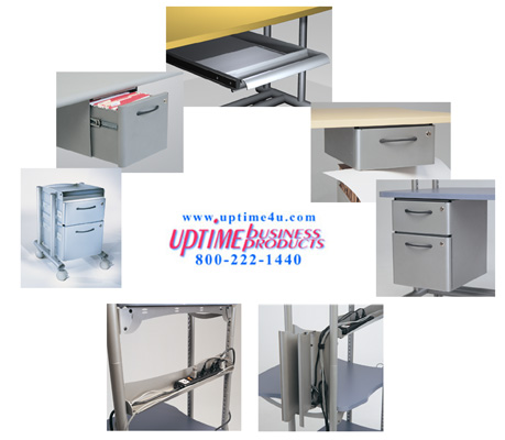 Anthro Fit System Computer Cart Gives You Value, Quality and Flexibility.