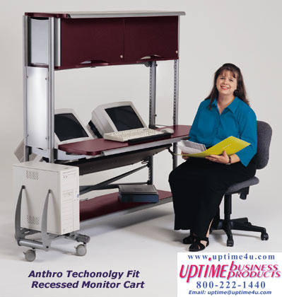 Anthro Fit System Computer Cart Gives You Value, Quality and Flexibility.