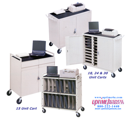 Laptop Cart for 15, 18, 24 or 30 Laptops