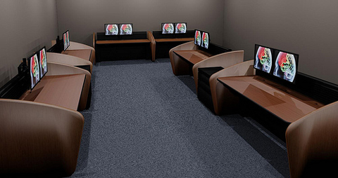 Modular Flat Panel IT Workstation pic 3