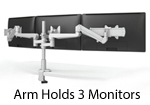 Radiology Desk 3 Monitor Arm