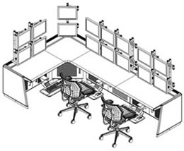 Control Room Desks - pic 1