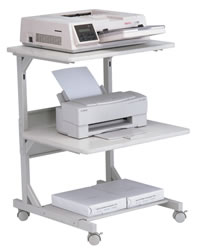 dual laser printer stand