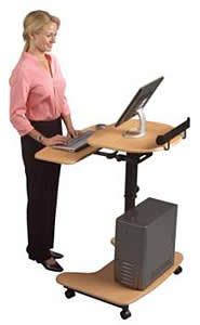 sit stand workstation - pic 1
