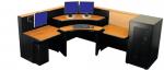 Rugged Sit-Stand Control Room Furniture / Dispatch Furniture