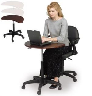 Small Laptop Desk Is Height Adjustable