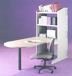 EDP Netcom3 preconfigured 36" wide lan furniture unit for your network furniture ensemble