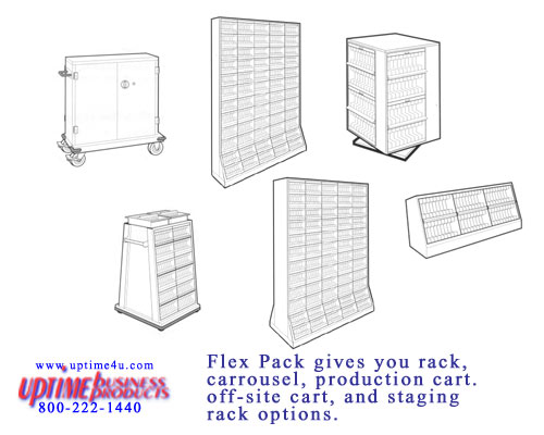 Flex Pack stores DLT, Magstar, CD'sand more!