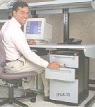 NetCom SL network furniture mobile drawer pedestal Wright Line