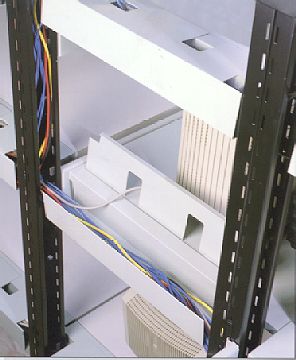 NetCom Sl network furniture cable management rear view server rack