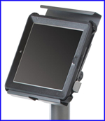 iPad kiosk easel
