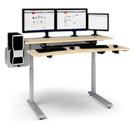 AnthroCart Elevate II Adjusta Stand-Up Desk
