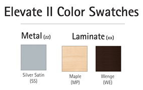 AnthroCart Elevate II Finishes