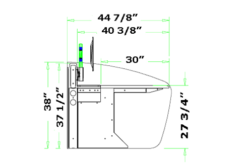 Command Center Consoles Dimensions