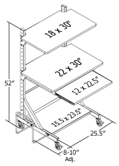 computer height adjustable workstations - pic 3