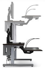 height adjustable workstation range