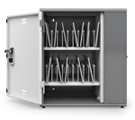 iPad charging cabinet open