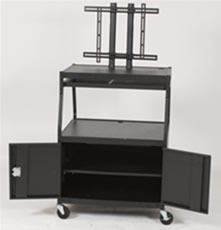 large mobile tv cart - view 2