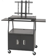 large mobile tv cart - view 3