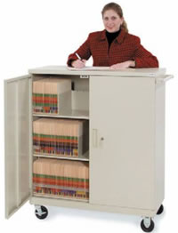 x-ray medical records cart detail 1