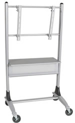 mobile flat screen tv cart - view 2