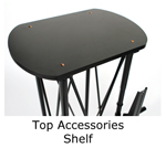 monitor floor stand shelf