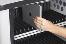tablet cabinet slots