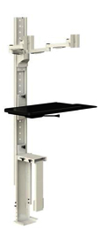 wall mounted computer station
