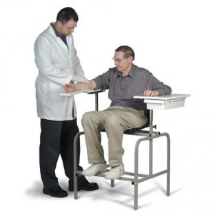 Tall Blood Drawing Chair with Drawer