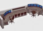 Sit-Stand Command Center Consoles with Easy Height Adjustments