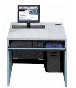 Training Room Table with Monitor Lift