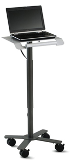 Anthro Peanut Laptop Kiosk #PT1GMPW3 / Standing Laptop Floor Stand