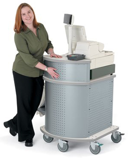 Mobile, Space-Saving Cash Wrap Counter CWN2430SM/BF5