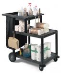 Three-Shelf Housekeeping Cart